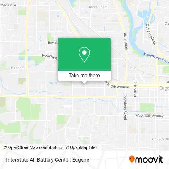 Interstate All Battery Center map