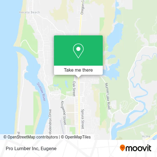 Pro Lumber Inc map