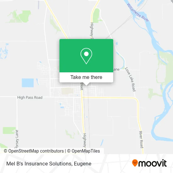 Mel B's Insurance Solutions map