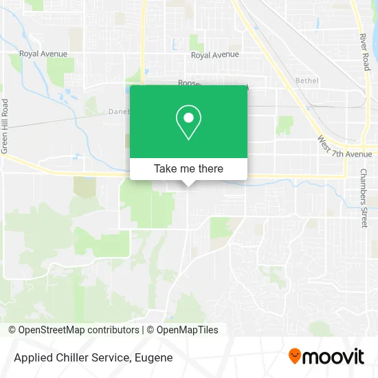Applied Chiller Service map