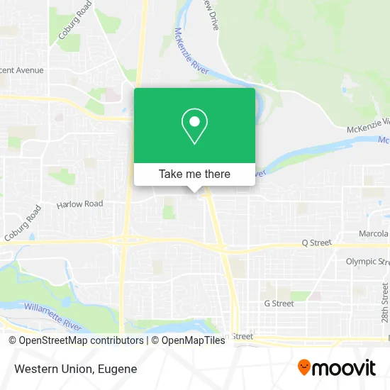 Western Union map