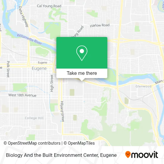 Biology And the Built Environment Center map