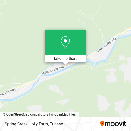 Spring Creek Holly Farm map