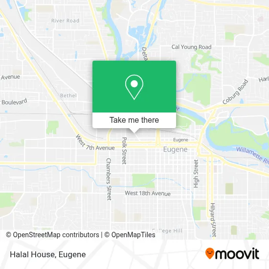 Halal House map