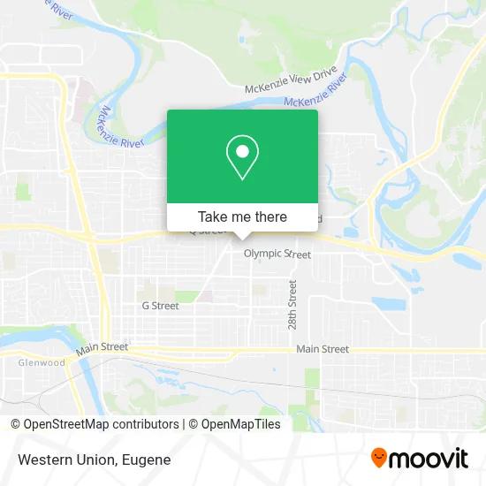 Western Union map