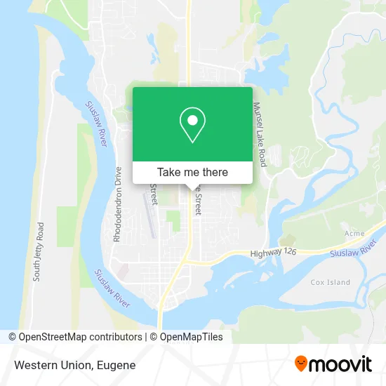 Western Union map