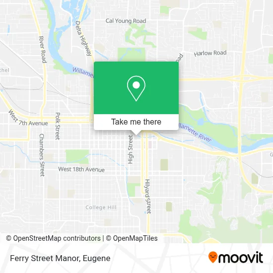 Ferry Street Manor map