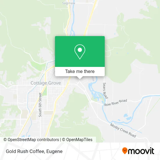 Gold Rush Coffee map