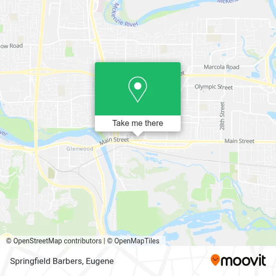 Springfield Barbers map