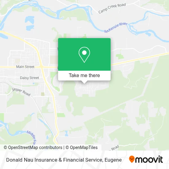 Donald Nau Insurance & Financial Service map