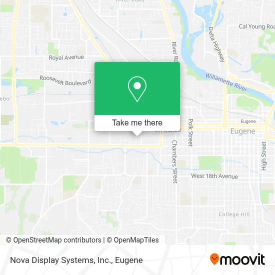 Nova Display Systems, Inc. map