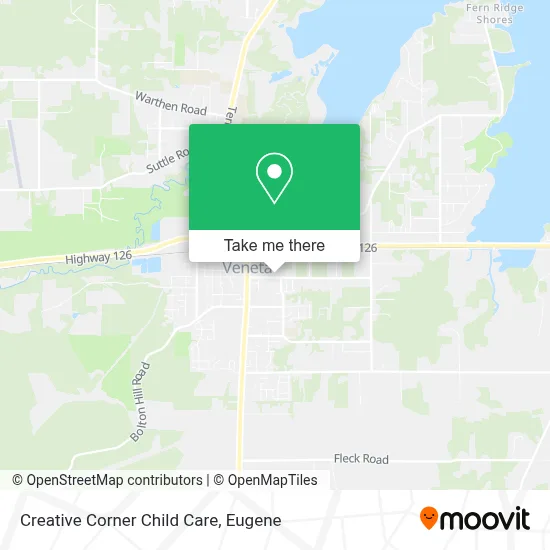Creative Corner Child Care map