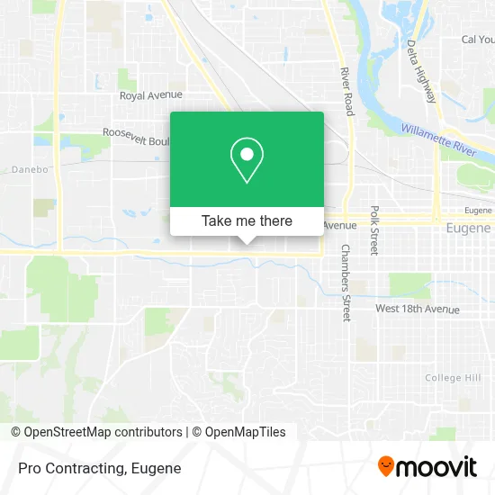 Pro Contracting map