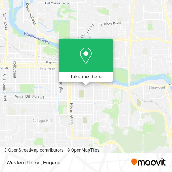 Western Union map