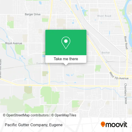 Pacific Gutter Company map