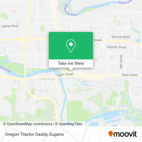 Oregon Tractor Daddy map