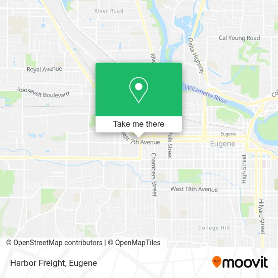 Harbor Freight map