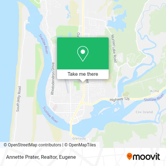 Annette Prater, Realtor map
