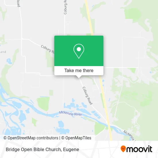 Bridge Open Bible Church map