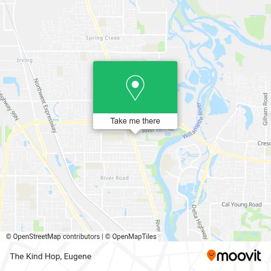 The Kind Hop map