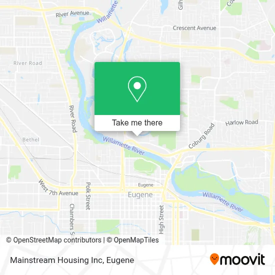 Mainstream Housing Inc map