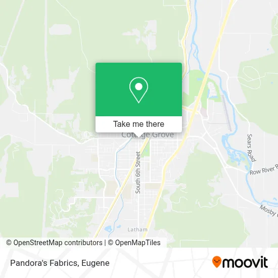 Pandora's Fabrics map