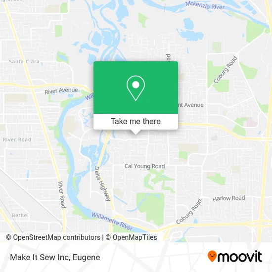 Make It Sew Inc map