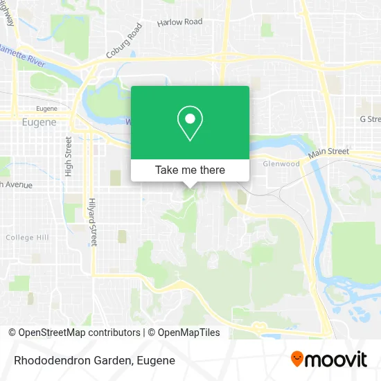 Rhododendron Garden map