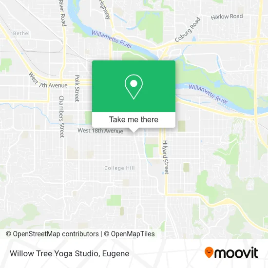 Willow Tree Yoga Studio map