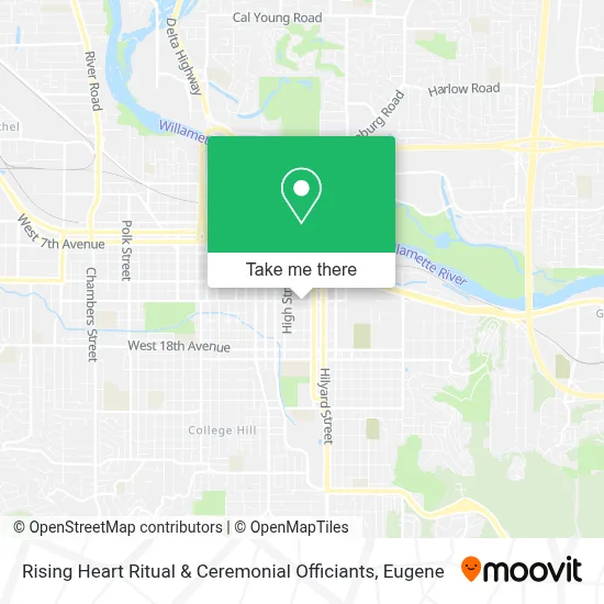 Rising Heart Ritual & Ceremonial Officiants map