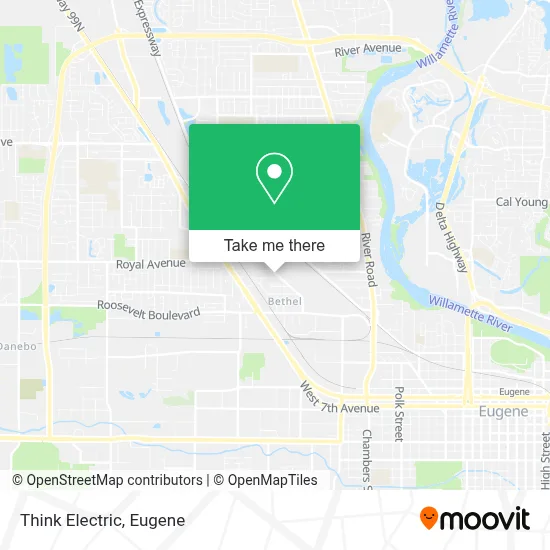Think Electric map
