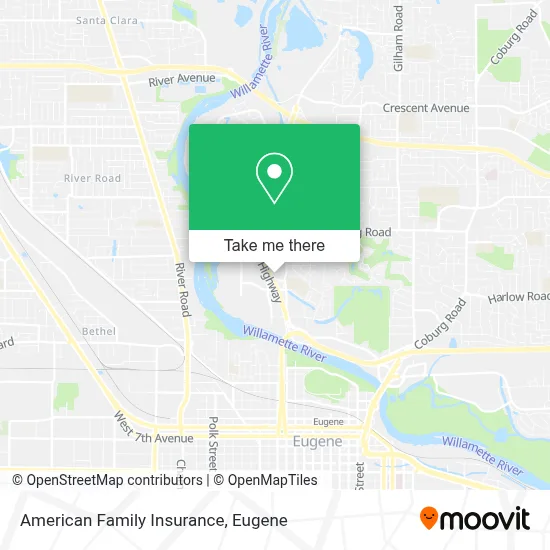 American Family Insurance map