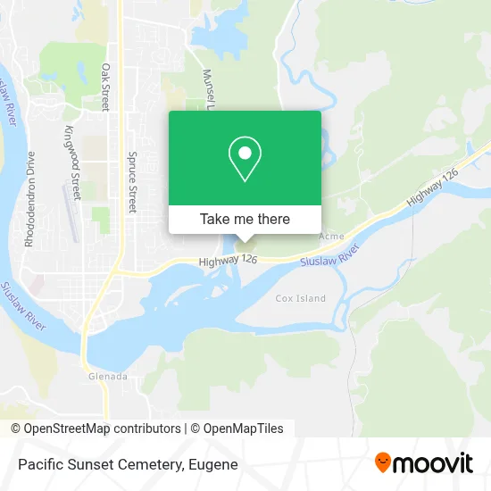 Pacific Sunset Cemetery map
