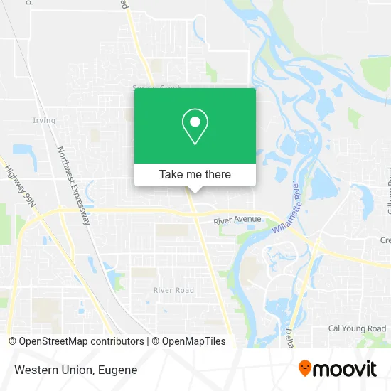 Western Union map