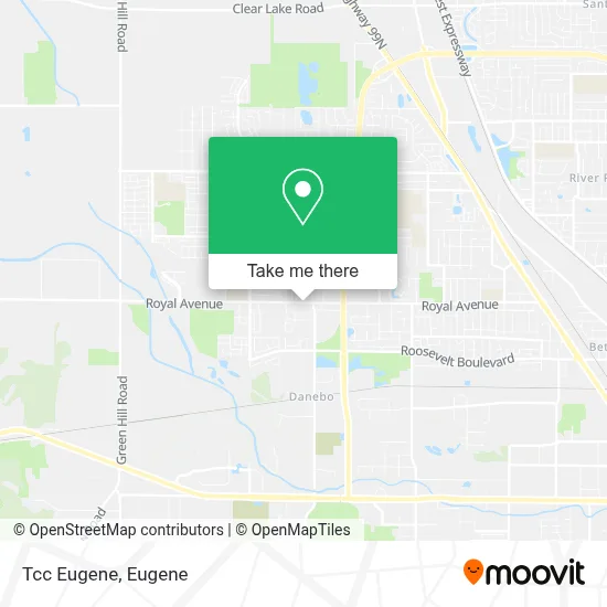Tcc Eugene map