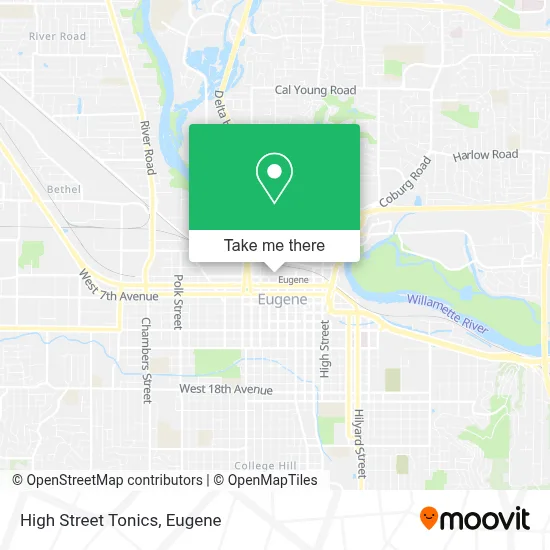 High Street Tonics map
