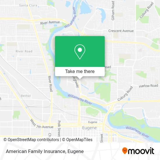 American Family Insurance map
