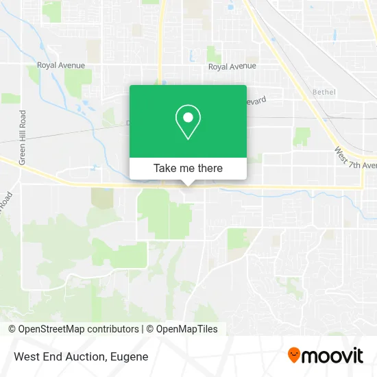 West End Auction map