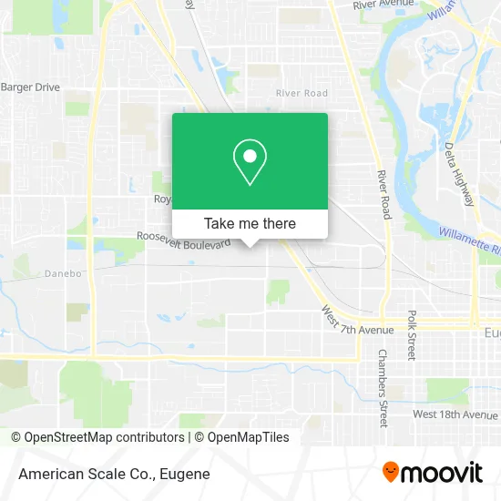 American Scale Co. map