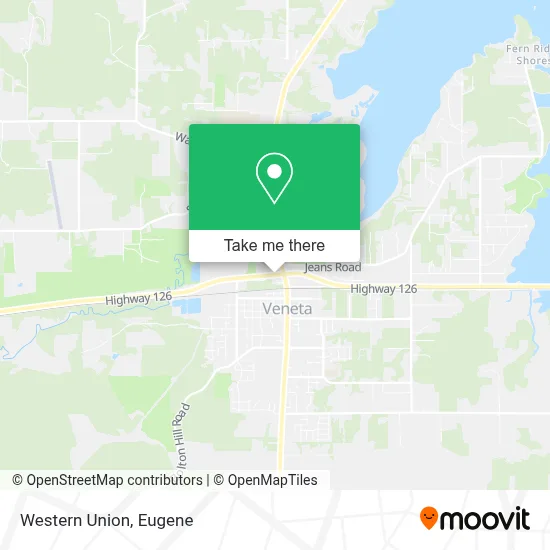 Western Union map