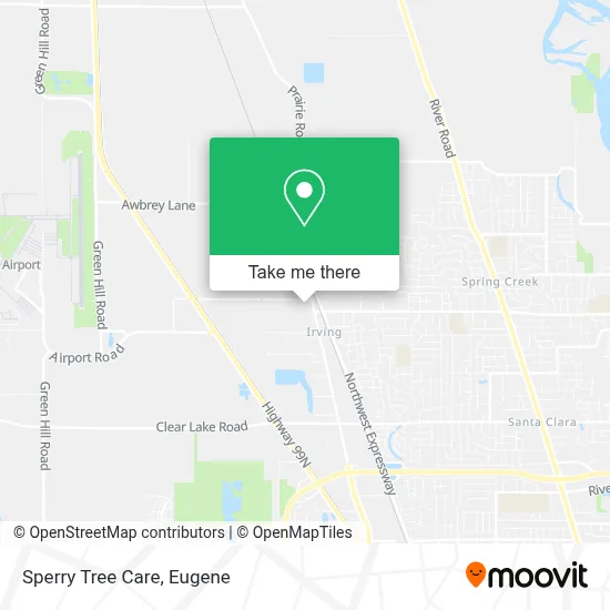 Sperry Tree Care map