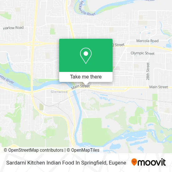 Sardarni Kitchen Indian Food In Springfield map