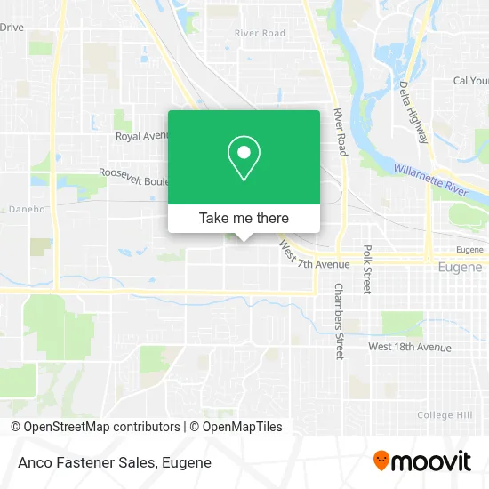 Anco Fastener Sales map