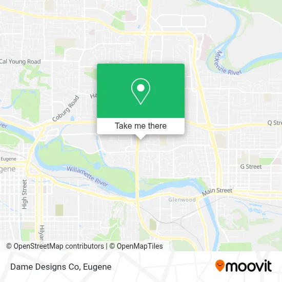 Dame Designs Co map