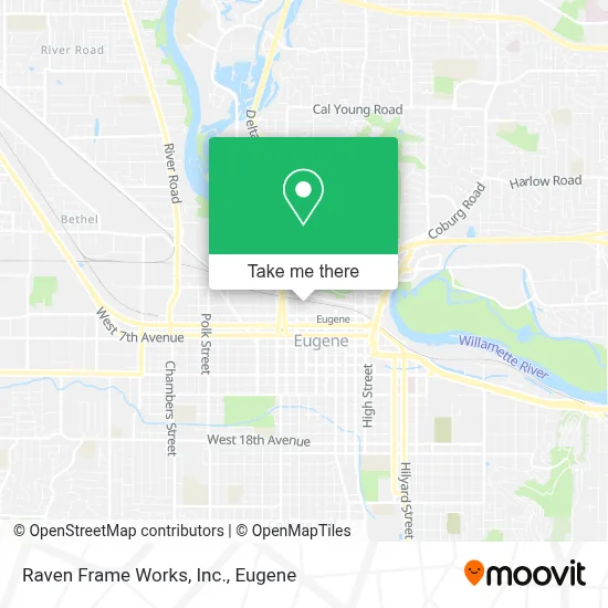Raven Frame Works, Inc. map