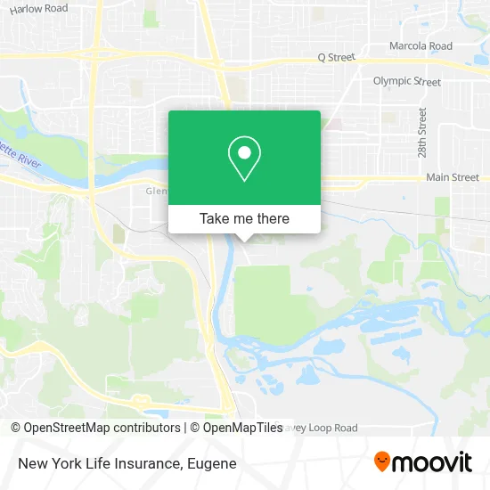New York Life Insurance map