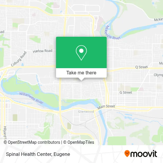 Spinal Health Center map