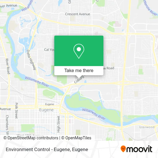Environment Control - Eugene map