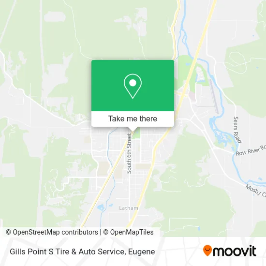 Gills Point S Tire & Auto Service map