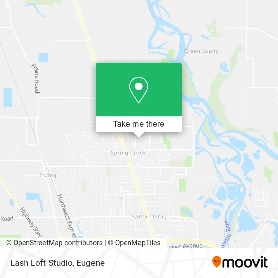 Lash Loft Studio map